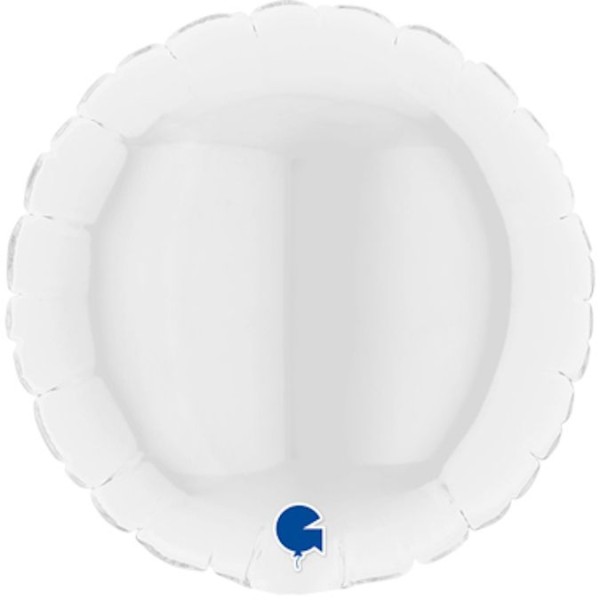 Grabo Folienballon Round White 10cm/4"