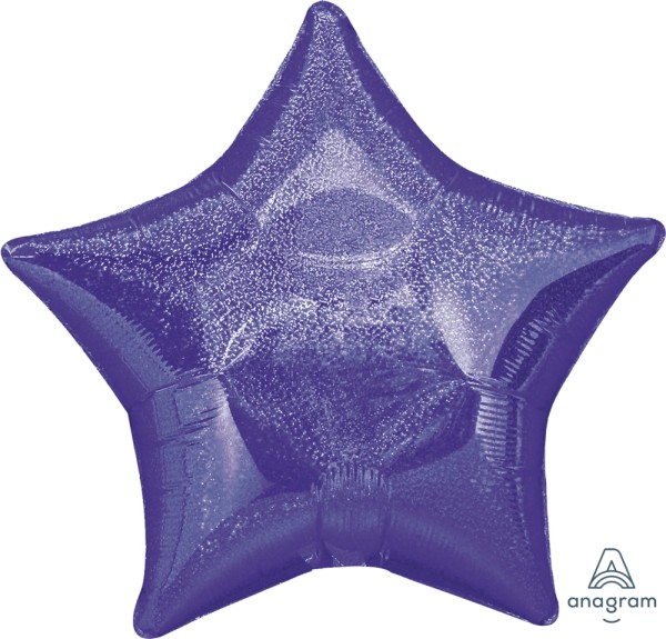 Anagram Folienballon Stern Purple Dazzler 50cm/20" (unverpackt)