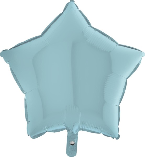 Grabo Folienballon Star Pastel Blue 45cm/18" (unverpackt)