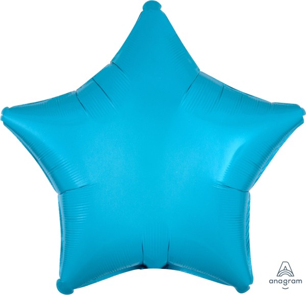Anagram Folienballon Stern Caribbean Blue 50cm/20" (unverpackt)