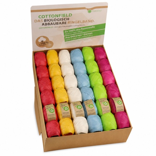 Pattberg Cottonfield 72 Eiknäuel 10m Länge x 5mm Breite Bunt