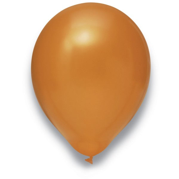 Globos Luftballons Metallic Kupfer Naturlatex 30cm/12" 100er Packung