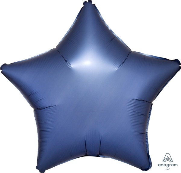 Anagram Folienballon Stern Satin Azure 50cm/20" (unverpackt)