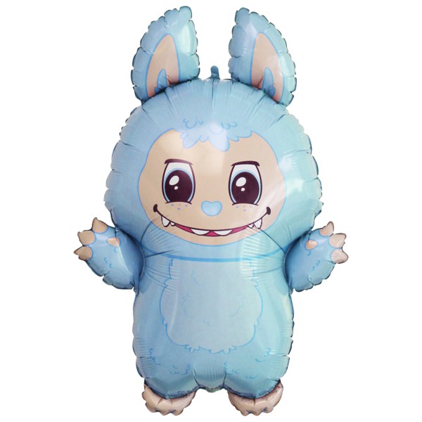 BWS Folienballon Bad Bunny Blau 65cm/27"