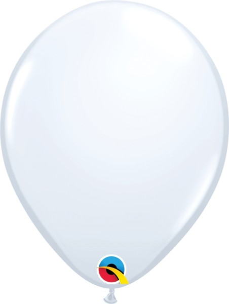 Qualatex Latexballon Standard White 28cm/11" 25 Stück