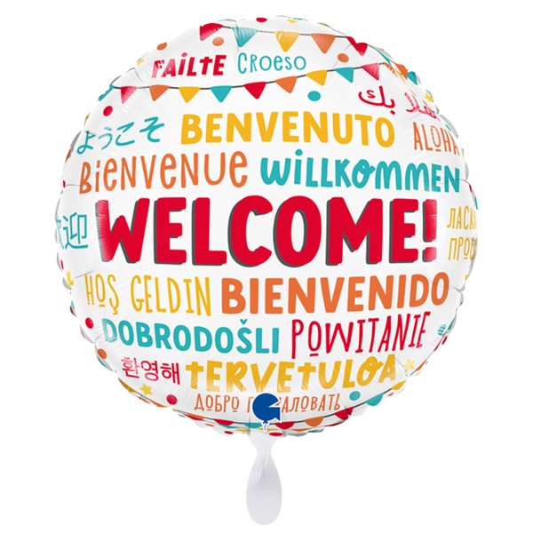 Grabo Folienballon Welcome 45cm/18"