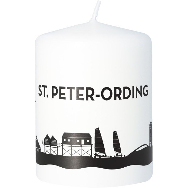 Goodtimes Stumpenkerze Skyline St. Peter-Ording