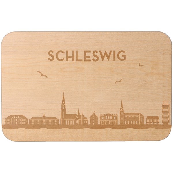 Goodtimes Frühstücksbrett Skyline Schleswig 23cm x 15cm x 1cm