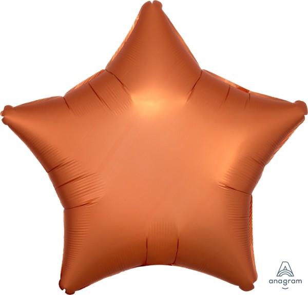 Anagram Folienballon Stern Satin Amber 50cm/20" (unverpackt)