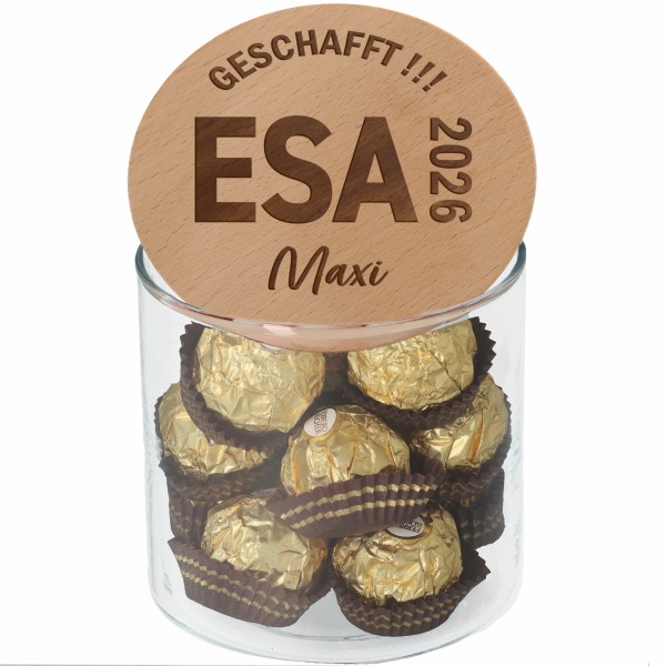 Goodtimes Geschenkglas ESA 2026 "Name"