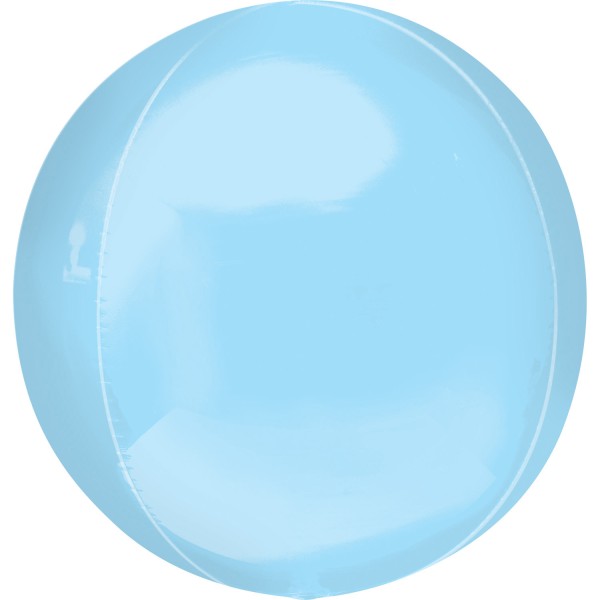 Anagram Folienballon Orbz Pastel Blue 40cm/16" (unverpackt)