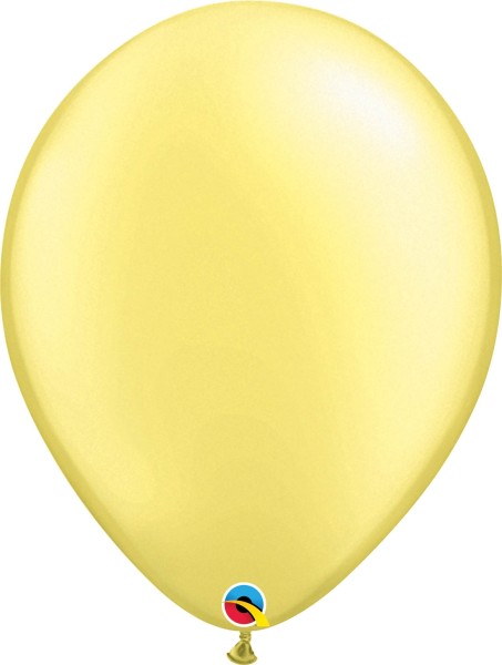 Qualatex Latexballon Pastel Pearl Lemon Chiffon 40cm/16" 50 Stück