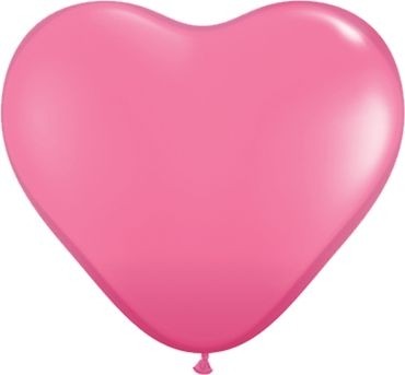 Qualatex Latexballon Fashion Rose Heart 38cm/15" 50 Stück
