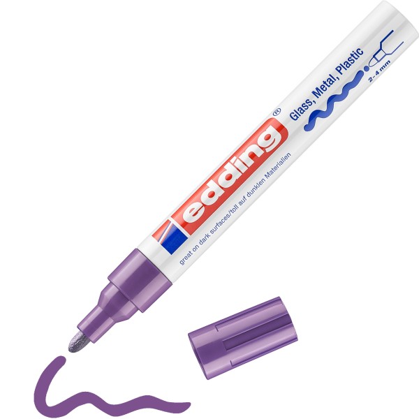 edding 750 Glanzlackmarker 2-4mm violett (08)