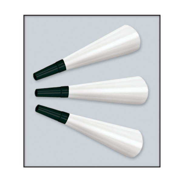 Beistle Folienhorn Weiß 23cm