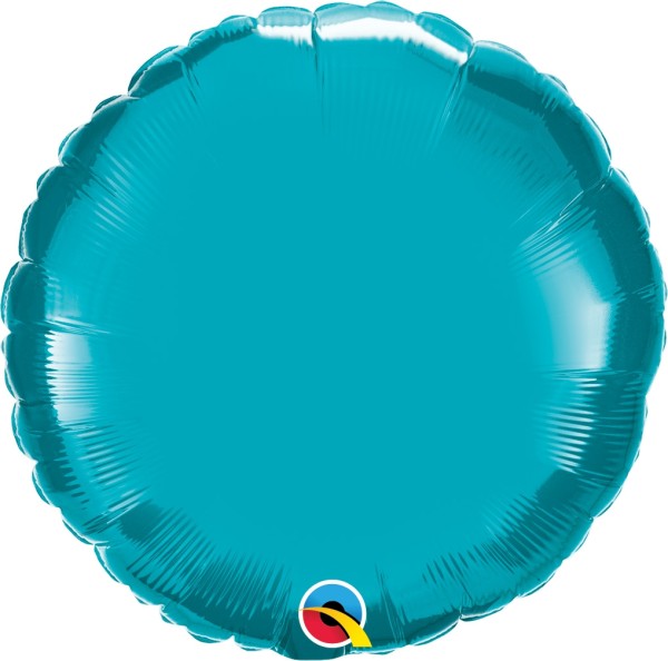 Qualatex Folienballon Rund Turquoise 45cm/18"