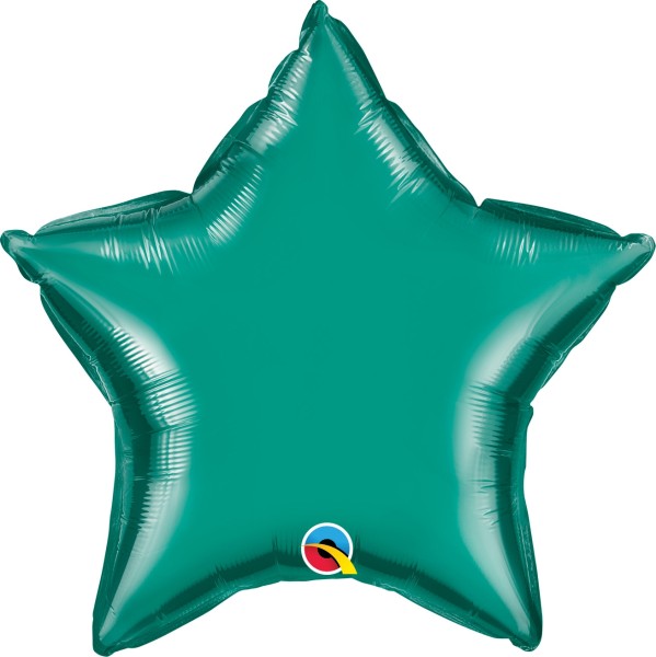 Qualatex Folienballon Stern Teal 50cm/20" (unverpackt)