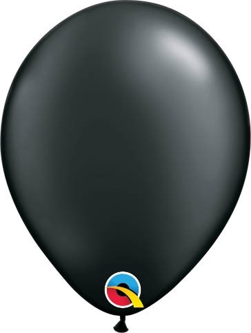 Qualatex Latexballon Radiant Pearl Onyx Black 13cm/5" 100 Stück