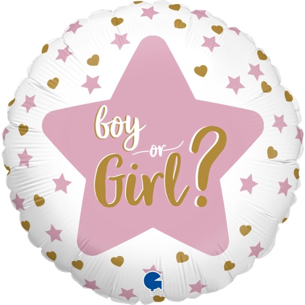 Betallic Folienballon Gender Reveal 45cm/18"