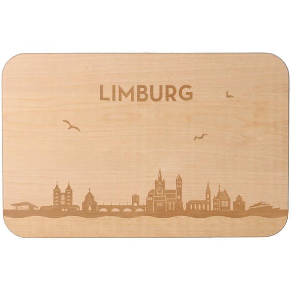 Goodtimes Frühstücksbrett Skyline Limburg 23cm x 15cm x 1cm