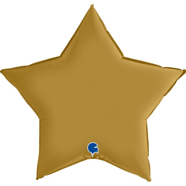 Grabo Folienballon Star Satin Gold 90cm/36"