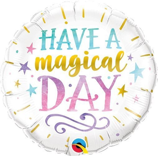 Qualatex Folienballon Have a magical day 23cm/9" (unverpackt)