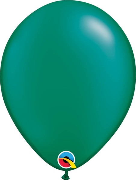 Qualatex Latexballon Radiant Pearl Emerald Green 28cm/11" 100 Stück