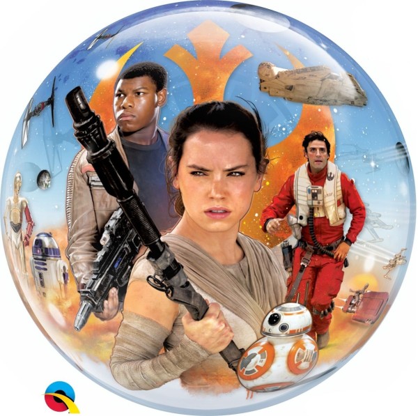 Qualatex Bubble Star Wars The Force Awakens 55cm/22"