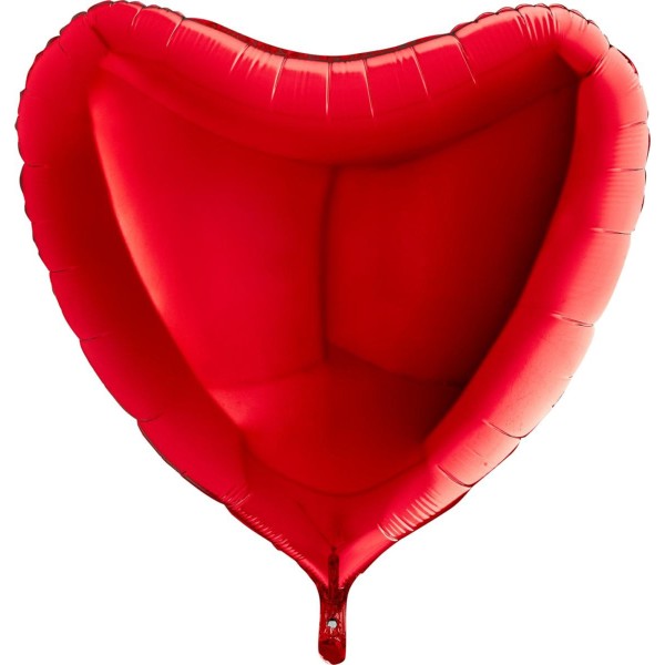 Grabo Folienballon Heart Red 90cm/36" (unverpackt)