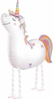 Betallic Folienballon Shape Friends Einhorn Airwalker 97cm/38"  Betallic Folienballon Shape Friends Einhorn Airwalker 97cm/38"