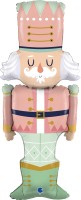 Grabo Folienballon Shape Pastel Nutcracker Mini 35cm/14" (unverpackt)  Grabo Folienballon Shape Pastel Nutcracker Mini 35cm/14" (unverpackt)