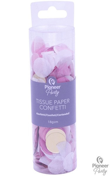 Pioneer Papier Konfetti Pink, White, Gold 18g