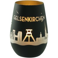 Goodtimes Windlicht Skyline Gelsenkirchen Schwarz/Gold Goodtimes Windlicht Skyline Gelsenkirchen Schwarz/Gold