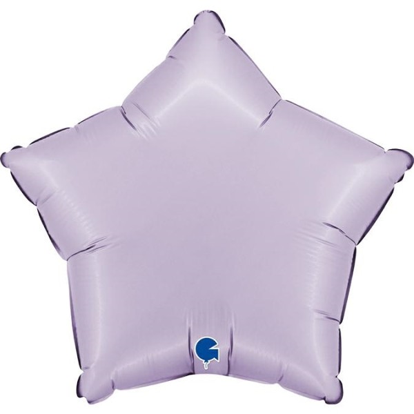 Grabo Folienballon Star Satin Lilac 45cm/18" (unverpackt)