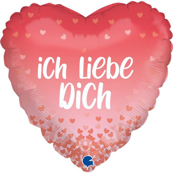 Grabo Folienballon Ich liebe dich 45cm/18"