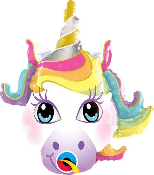 Qualatex Folienballon Magical Unicorn 35cm/14" (unverpackt)