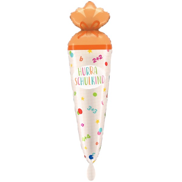 Grabo Folienballon XXL Schultüte 90cm/35"