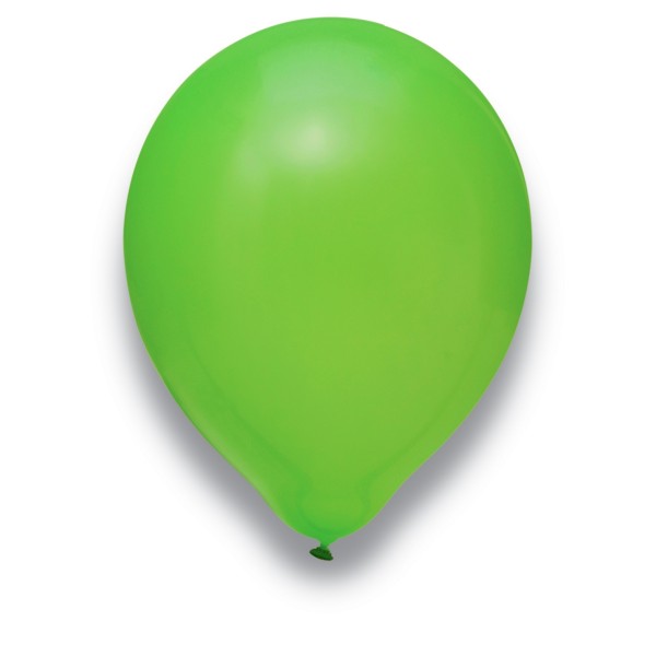 Globos Luftballons Limongrün Naturlatex 30cm/12" 100er Packung