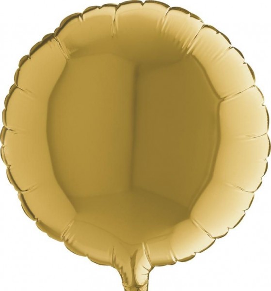 Grabo Folienballon Round Gold 5 23cm/9" (unverpackt)