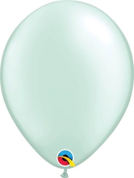 Qualatex Latexballon Pastel Pearl Mint Green 28cm/11" 100 Stück