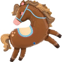 Grabo Folienballon Shape Lovely Horse 95cm/37"  Grabo Folienballon Shape Lovely Horse 95cm/37"