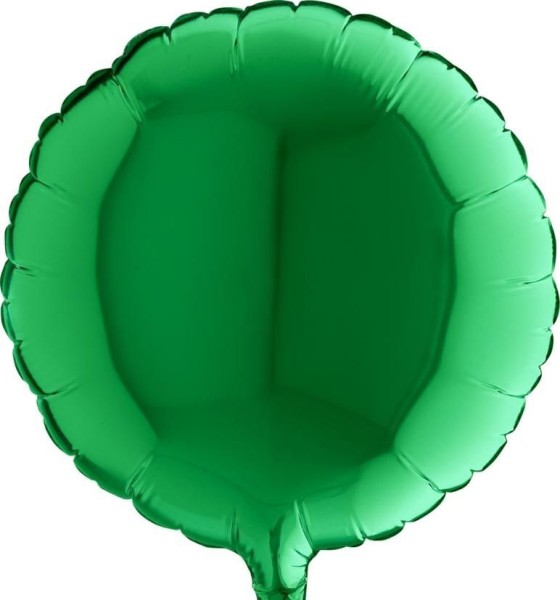 Grabo Folienballon Rund Green 23cm/9" (unverpackt)