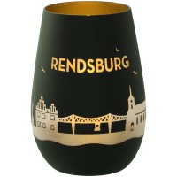 Goodtimes Windlicht Skyline Rendsburg Schwarz/Gold Goodtimes Windlicht Skyline Rendsburg Schwarz/Gold