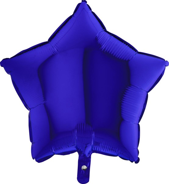 Grabo Folienballon Star Blue Capri 45cm/18" (unverpackt)