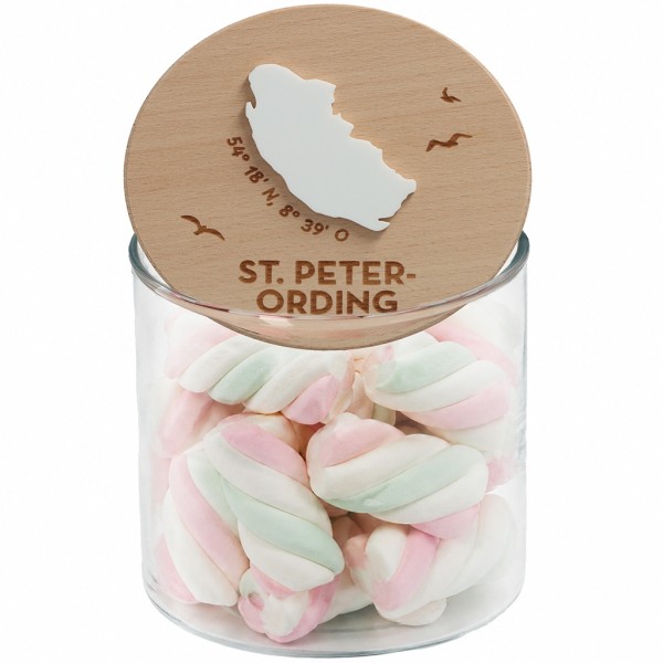 Goodtimes Geschenkglas Skyline "St. Peter-Ording Silhouette" 530 ml