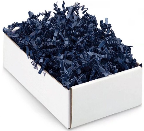 Papierwolle 1kg Blau