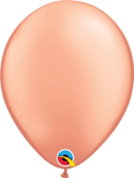 Qualatex Latexballon Metallic Roségold 28cm/11" 100 Stück