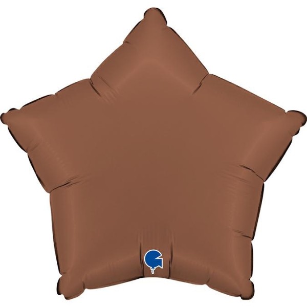 Grabo Folienballon Star Chocolate 45cm/18" (unverpackt)