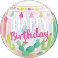 Qualatex Bubble Llama Birthday Party 55cm/22"  Qualatex Bubble Llama Birthday Party 55cm/22"