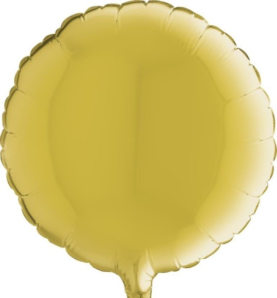 Grabo Folienballon Rund Pastel Yellow 23cm/9" (unverpackt)